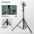 SENSYNE 72" Phone Tripod - Extendable Cell Phone Tripod Stand with Wireless Remote and Phone Holder, Compatible with