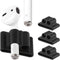 Silicone Watch Band Holder for Airpod 1/2/Airpods Pro, 3pcs Portable Anti-Lost Silicone Accessories for Airpods (Black)