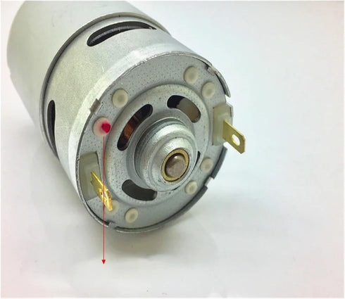 BJXKHFPIV 42mm RS-775 12V-24V 7750RPM 48mm Carbon Brush electronic starter DC Large Torque D-shaft Long Shaft DIY Tool