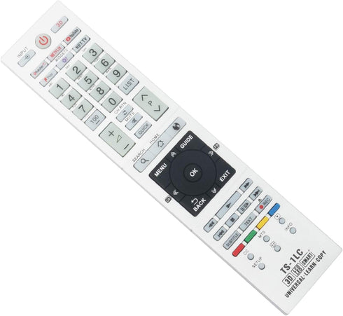 TS-1LC Universal Replacement Remote Control for Toshiba TV Models 19AV615DB, 26AV615DB, 32AV615DB, and More