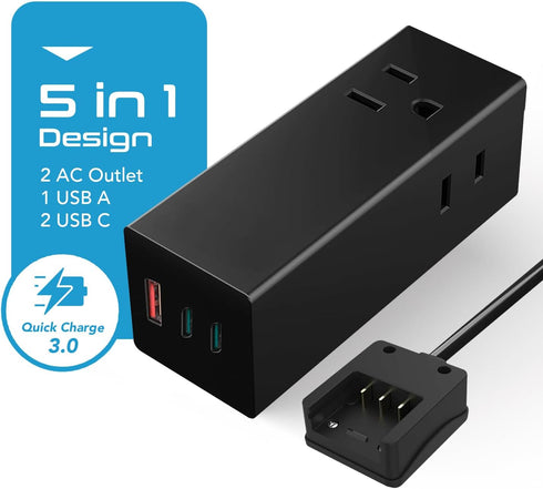 Ceptics 65W World Travel Adapter, 3 USB Ports PD 3.0 Charger for Laptops, Cellphones in Europe, Asia, Africa, America