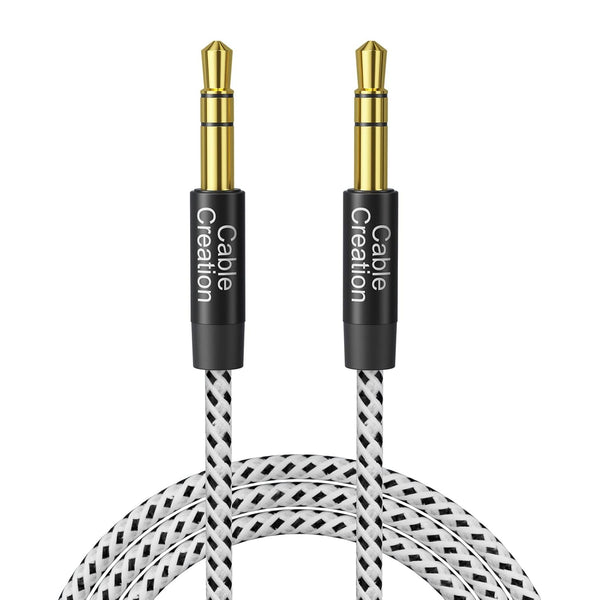 CableCreation 3.5mm Cable (6FT/1.8M), Male to Male Audio Cable, Compatible with Headphones, Car, Speaker