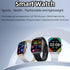 Smart Watch for Women Men, 2.01" Smartwatch with Heart Rate Monitor Blood Oxygen and Sleep Monitor Fitness Tracker Watch (Make/Answer Call), IP67 Waterproof Smart Watch for Android iOS Phones (Black)