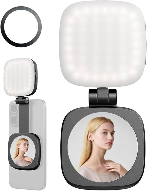 ZOINSHOT 5 360 12-17 Magnetic Phone Light, Mini Ring Light for Phone with Color Temps & Rotation, USB-C Rechargeable