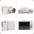 SZHSYJY Camera Case for Canon PowerShot SX740/ SX730 Digital Camera,Soft Silicone Protective Bag Removable Lens Cover,Anti-Scratch Slim Fit Lightweight Protective Case.(White)