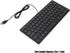 Yoidesu Wired Keyboard, TT-A01 78 Keys USB Mute Ultra Thin Mini Keyboard for PC Laptop (German)