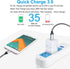 Quick Charge 3.0 Fast Charger Compatible LG Stylo 4/5/6, LG G5 G6 G7 G8 V20 V30 V40 V50 ThinQ, Samsung Galaxy S24 S23 S22 S21, 18W Rapid Wall Charger with 6Ft USB Type C Charging Cord Cable