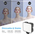 LED Video Light with 3 Cold Shoe, PULUZ Dimmable Video Splicing Fill Light for Canon Nikon Sony DSLR