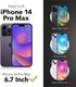 Gear4 ZAGG Crystal Palace Snap Case for iPhone 14 Pro Max - Clear Case, D30 Drop Protection (13ft/4m), Anti-Yellowing,