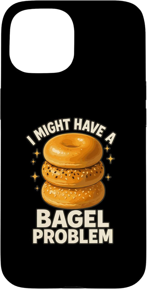 GRUMPY DAD CO Bagel Lover Bakery Baked Goods Donut Bread Bagel Maker Case for iPhone