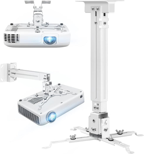 2-Be-Best Projector Ceiling Mount Wide Pipe Universal 3-in-1 Projector Wall Mount Bracket with