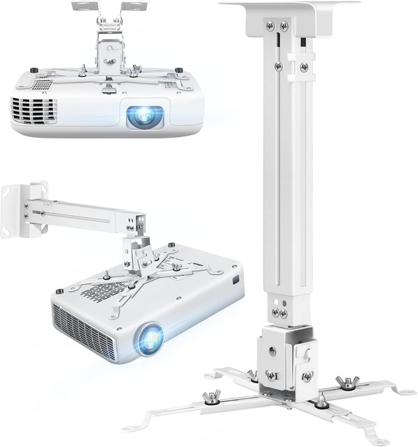 2-Be-Best Projector Ceiling Mount Wide Pipe Universal 3-in-1 Projector Wall Mount Bracket with