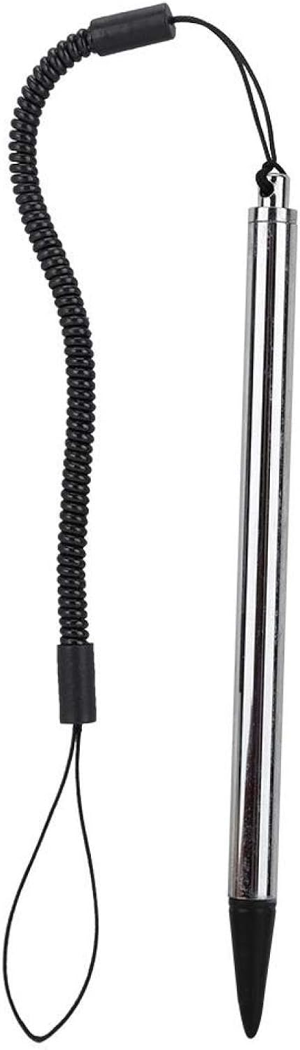 Stylus for Touch Screens, Resistive Stylus with Spring Rope for POS, PDA, Industrial PC, Car Navigator (Silver)