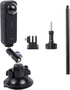 Suction Cup Mount for Insta360 One X4 X3 X2 Go3, Car Windshield Mount with Phone Holder Adapter for Action Cameras