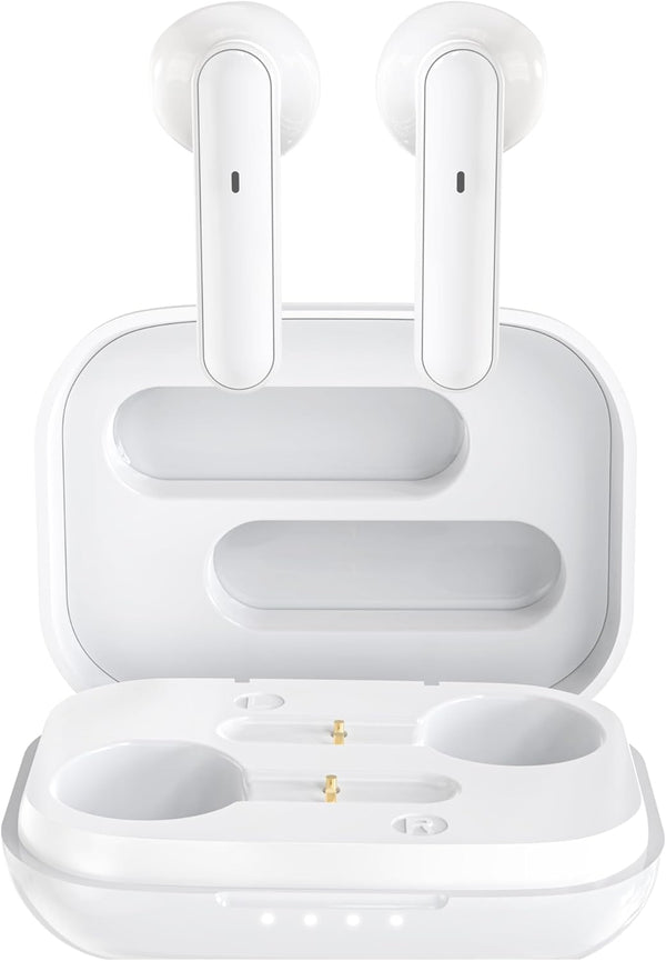 CBTek Wireless Bluetooth Earbuds, Seamless with Any iPhone and Android, Built-in Mic with