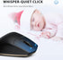 iClever Bluetooth Mouse, Wireless Dual Device Mouse with 5 Adjustable DPI, Rechargeable, Ergonomic Design for Laptop, PC