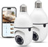 Light Bulb Security Camera, Ring 2.4G Hz WiFi Camera for Home Security with Spot Light, 24/7 Recording (2 x Light Bulb)