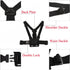 Walway Adjustable Chest for Mount Harness Most Action Cameras, Fully Adjustable Strap Size