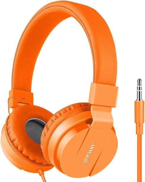 gorsun Kids Headphones, Lightweight Stereo Wired Toddler HeadphonesAdjustable Headband Children's Headset for