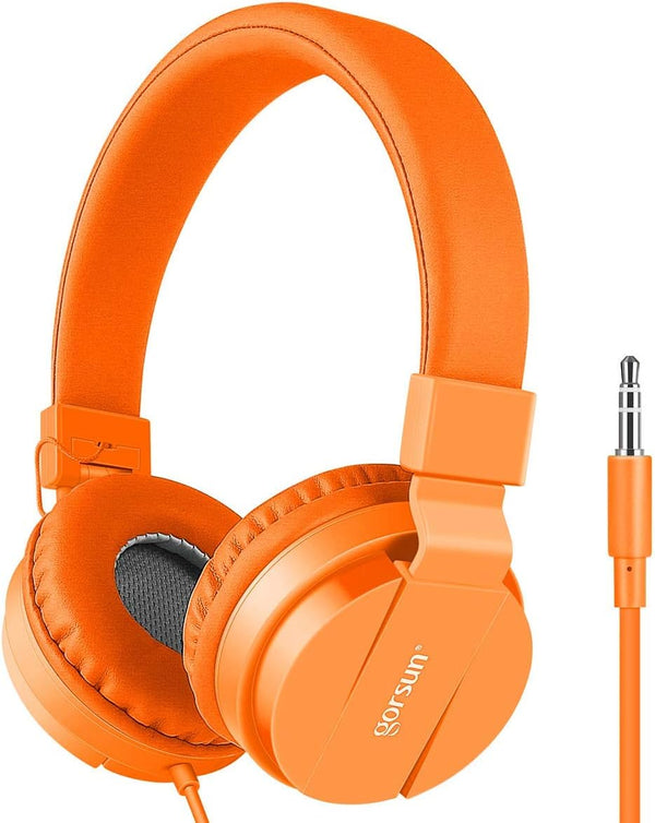 gorsun Kids Headphones, Lightweight Stereo Wired Toddler HeadphonesAdjustable Headband Children's Headset for
