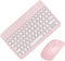 Ultra-Slim Small Bluetooth Keyboard and Mouse Combo, Portable Wireless Keyboard for Android Tablet, iPhone, Windows