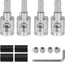 4-Pack Amp Input Reducer from 0 Gauge to 4 Gauge with Heat Shrink Tubes for Car Audio Systems