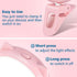 OURRY Mini Rechargeable Selfie Clip on Ring Light, 9 Level Adjustable Brightness, 32 LED, USB Flash Lighting - Pink