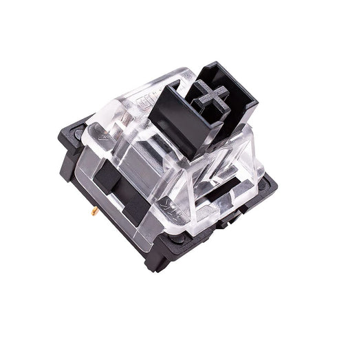 32 Pieces OUTEMU Mechanical Black Switches, 3 Pins DIY Replacement for Mechanical Keyboards, Switch Puller Included