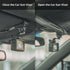 Car Sun Visor Mount VLOG/Video Holder, Quick Clip for DJI Action 4/3, Insta360, AKASO and More