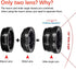 3 in 1 Cell Phone Camera Lens Kit Wide Angle Macro Fisheye Lens Universal for Smart Phones iPhone Samsung Android Black