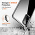 Phone Case for Blackview BV7100 (6.58") with 4 X Tempered Glass, Ultra-Thin Silicone Shockproof Clear TPU Bumper Shell