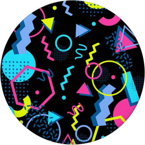 Geometric Pattern 80s 90s Memphis Style PopSockets Swappable PopGrip