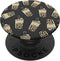 PopSockets Lots of Boba Tea Bubble Milk Tea on Black Standard PopGrip