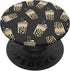 PopSockets Lots of Boba Tea Bubble Milk Tea on Black Standard PopGrip