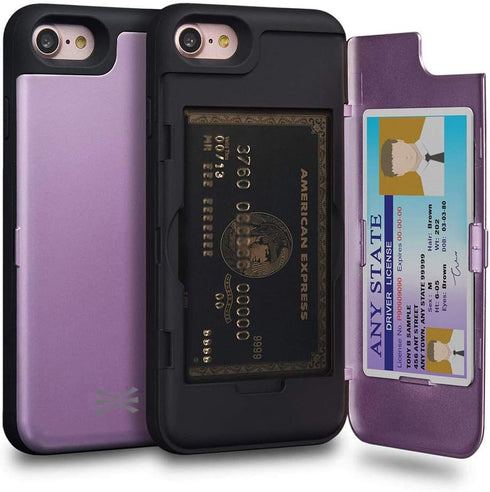 TORU CX PRO Case Wallet for iPhone SE 2022 / SE 2020 / iPhone 8 / iPhone 7, Shockproof Heavy Duty Cover