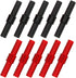 10Pcs Insulated 4mm Banana Jack Female to Female Connectors, Coupler for 4MM Banana Plug Extension Adapters