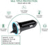 USB C Car Charger, 3.4A Fast Charging Adapter with 3ft Type C Coiled Cable for Samsung Galaxy A15 5G A14 A13 A53 A54