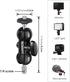 Mini Magic Arm with Double Ball Head & 1/4" Screw - 2 Pack for Camera Cage, Clamp, Action Cameras, LED Light