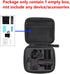 Zipper Waterproof Protective Box, EVA PU Travel Carrying Case Compatible with NVG10 Kit, Portable Storage Bag