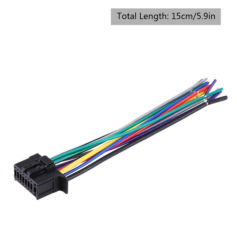 Stereo Radio Wire Harness Cable, 16 Pin Car Stereo Power Speaker Wire for Pioneer 2350 in-Vehicle Technology