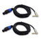 Speakon to 1/4 Speaker Cable, 12 Gauge Heavy Duty Cord with Twist Lock, 2Pack 10 ft