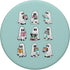 PopSockets Standard PopGrip Ghost Reading Books Retro Groovy Spooky Reader