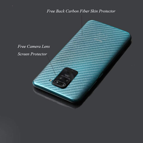Ibywind Screen Protector for Redmi Note 9, with 2Pcs Tempered Glass, 1Pc Camera Lens Protector