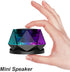 EGKimBa Magnetic Diamond Bluetooth Speaker, Small Wireless Speaker with Multi RGB Color Light Show, 2 Pieces