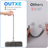 OUTXE Phone Lanyard Tether with 4 Patch: 2× Phone Tether, 4× Adhesive Phone Patch, Compatible with Smartphone - Black.