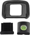 Jonlaki 3 in 1 Eyecup Hot Shoe Cover Bubble Level Set, Soft