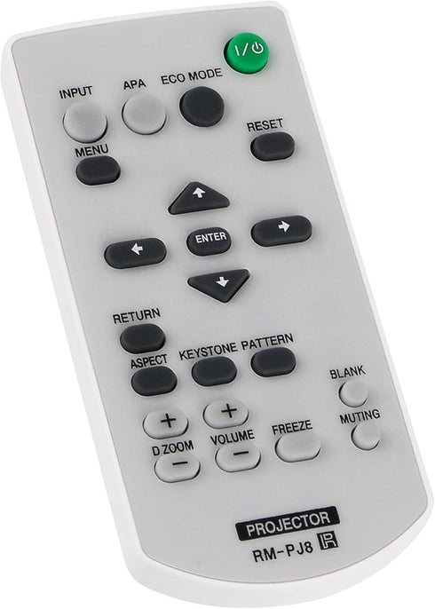 Allimity RM-PJ8 RMPJ8 Replacement Remote Compatible with Sony Data Projector VPL-PXZ10 VPL-DX142 VPL-DX122 VPL-DX102 VPL-DW122 VPL-EW295 VPL-EW255 VPL-EW235 VPL-EX295 VPL-EX290 VPL-EX255 VPL-EX250