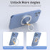 RapidX Snapo 2-in-1 Magnetic Phone Grip & Stand, Adjustable Kickstand, MagSafe Compatible with iPhone 14, 13, 12 Pro