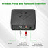 Ultrbeka 2026 6.0 3.5mm/RCA, Bluetooth Receiver for Home Stereo with Bluetooth Adapter for Stereo Receiver, Amplifier