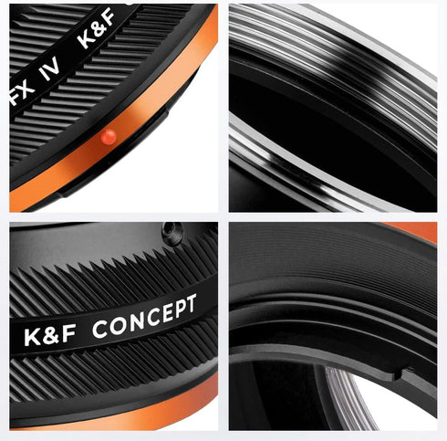 K&F Concept M42-FX IV Lens Mount Adapter for Manual Focus M42 Lens and Fujifilm X Mount Camera Body